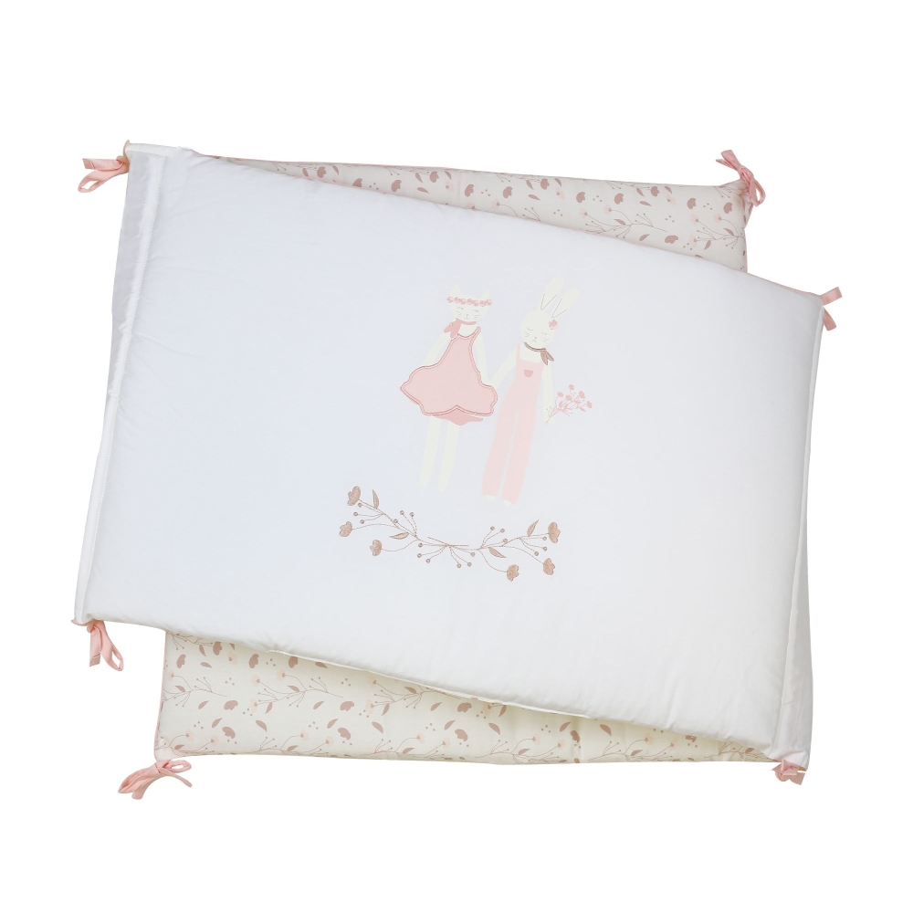 Tour de lit piegato della collezione Rose e Lili