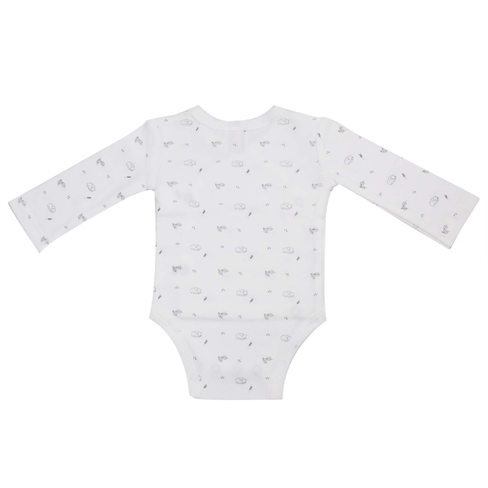 Body naissance - Blanc motif chat Trois Kilos Sept - 3 Body naissance - Blanc motif chat Trois Kilos Sept - 3