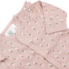 pyjama côtelé rose à fleurs et épaulettes photo zoom pyjama côtelé rose à fleurs et épaulettes photo zoom