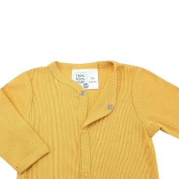 ribbed mustard pajama zoom photo opening