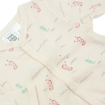 sage green ribbed pajamas zoom photo