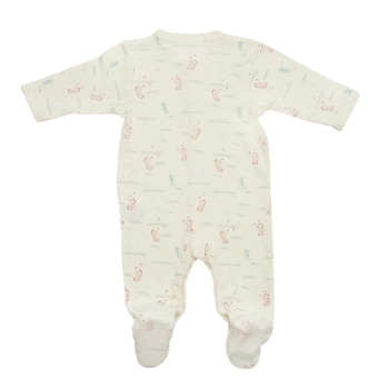 pijama de canalé verde salvia foto espalda