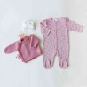 idée tenue de naissance brassiere et pyjama cotele rose idée tenue de naissance brassiere et pyjama cotele rose