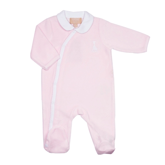 pink sophie crossed-opening girl pajama