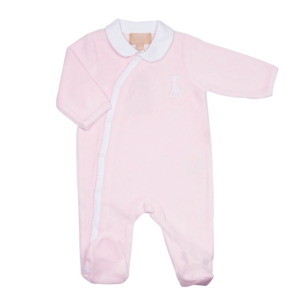 pink sophie crossed-opening girl pajama