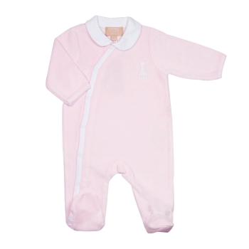 pink sophie crossed-opening girl pajama