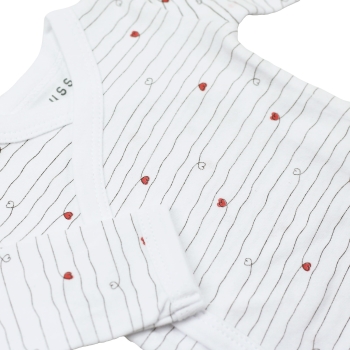 newborn long sleeve sailor bodysuit of love