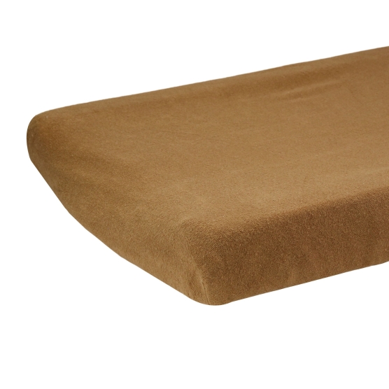 vue entière housse matelas à langer camel