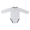 girl's striped bodysuit from the back girl's striped bodysuit from the back