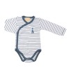 Striped Bodysuit - ©Sophie la girafe front view Striped Bodysuit - ©Sophie la girafe front view
