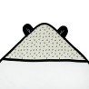 Cappuccio dell'accappatoio neonato Leopardo