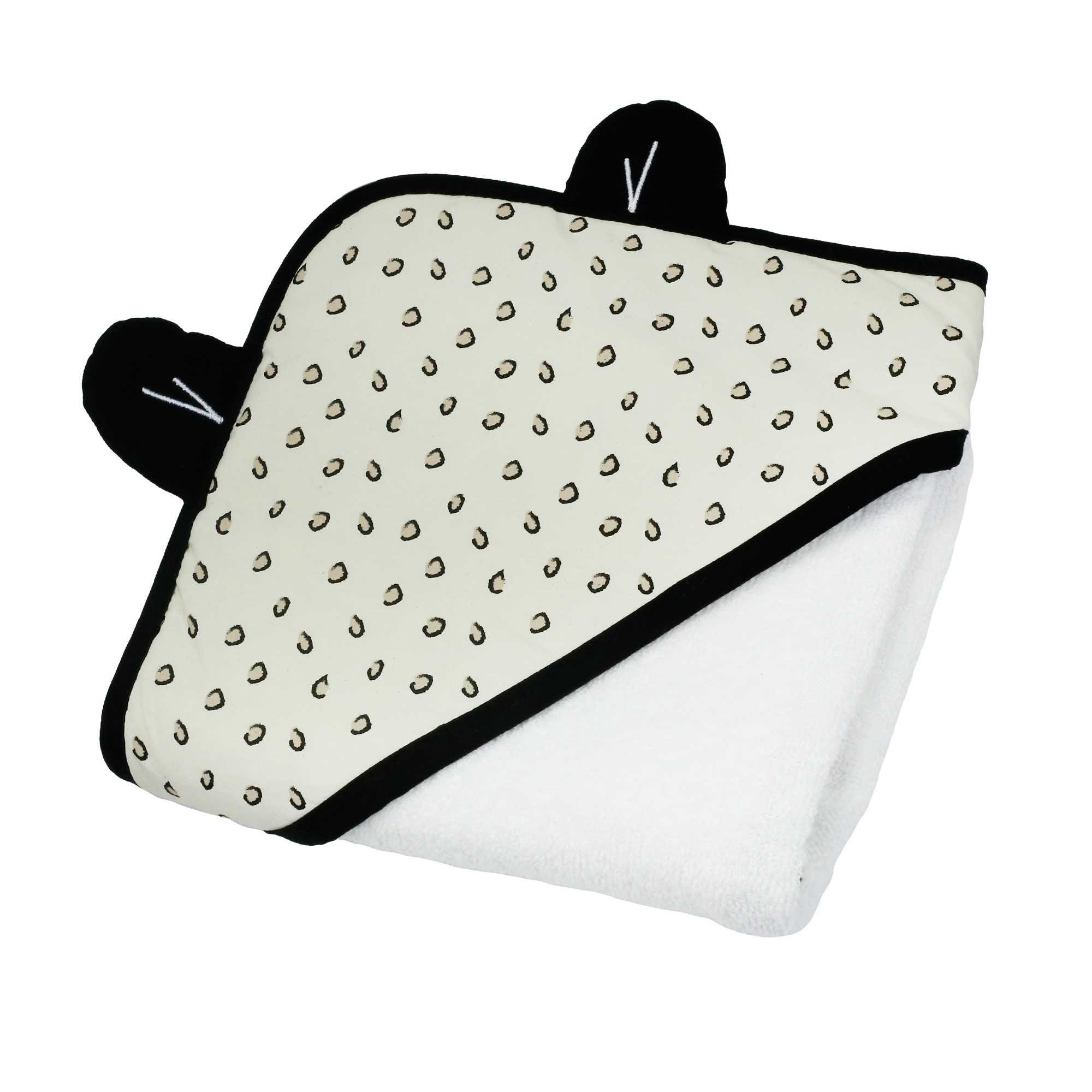 Trois Kilos Sept - Sortie de bain ecru 70x70 cm