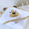 Scene featuring the little lion hooded bath cape Scene featuring the little lion hooded bath cape