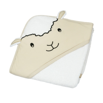 Capa de banho com cabeça de ovelha pequena Capa de banho com cabeça de ovelha pequena