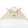 Zoom sur le visage de mouton de la capuche Zoom sur le visage de mouton de la capuche