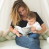 baby reading the fabric book off nova baby reading the fabric book off nova