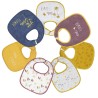 lot de 7 bavoirs little flower lot de 7 bavoirs little flower