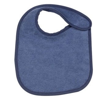 effen blauwe badstof babyslabbetjes effen blauwe badstof babyslabbetjes
