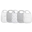 Set di 5 grandi bavaglini neonato - Milky Baby