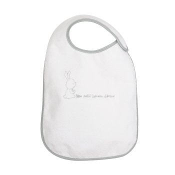 babero con impresión Mi conejito de amor.