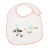 Bavoir J'aime mon papa - Avec motifs florale Bavoir J'aime mon papa - Avec motifs florale