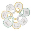 Set van 7 slabbetjes - Ik ben de baas