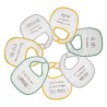 Conjunto de 7 babetes com frases divertidas