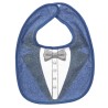 Blue suit baby bib Blue suit baby bib
