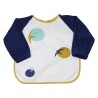 Baby terry cloth bib with birds