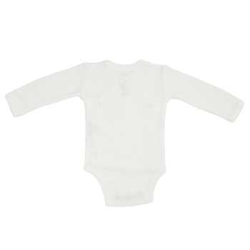 costas do body de recém-nascido branco costas do body de recém-nascido branco