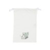Zoom sur le sac de rangement du Kit blanc avec le Léopard imprimé Zoom sur le sac de rangement du Kit blanc avec le Léopard imprimé