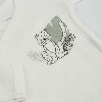 Close-up of the super cute Leopard drawing