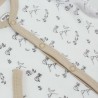 Zoom sur les motifs forêt du pyjama velours Zoom sur les motifs forêt du pyjama velours