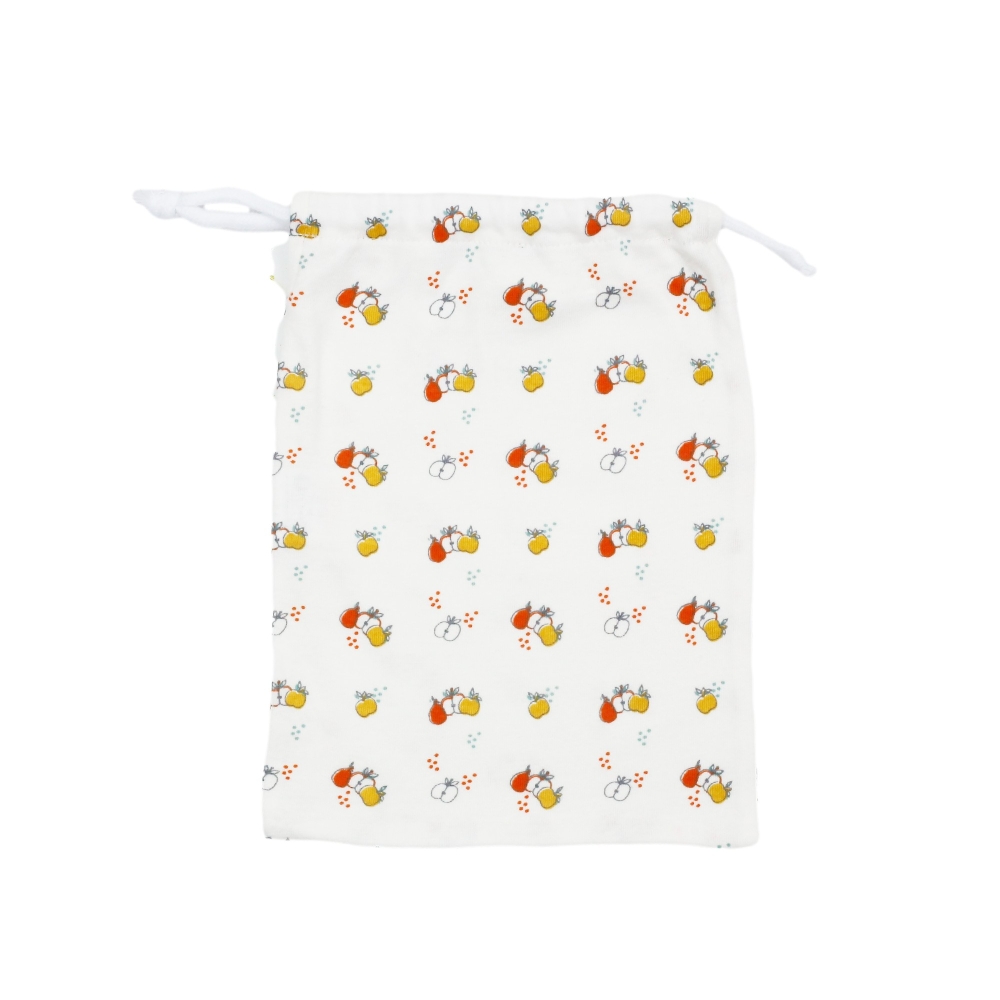 Sac en tissu pour ranger toutes les pièces du kit naissance petites pommes Sac en tissu pour ranger toutes les pièces du kit naissance petites pommes