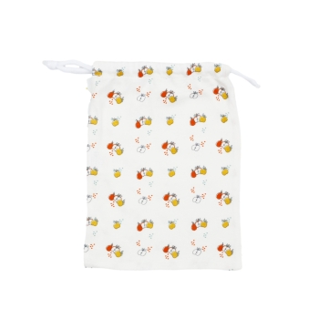 Stoffen tas om alle stukken van de geboorte kit kleine appels in op te bergen Stoffen tas om alle stukken van de geboorte kit kleine appels in op te bergen