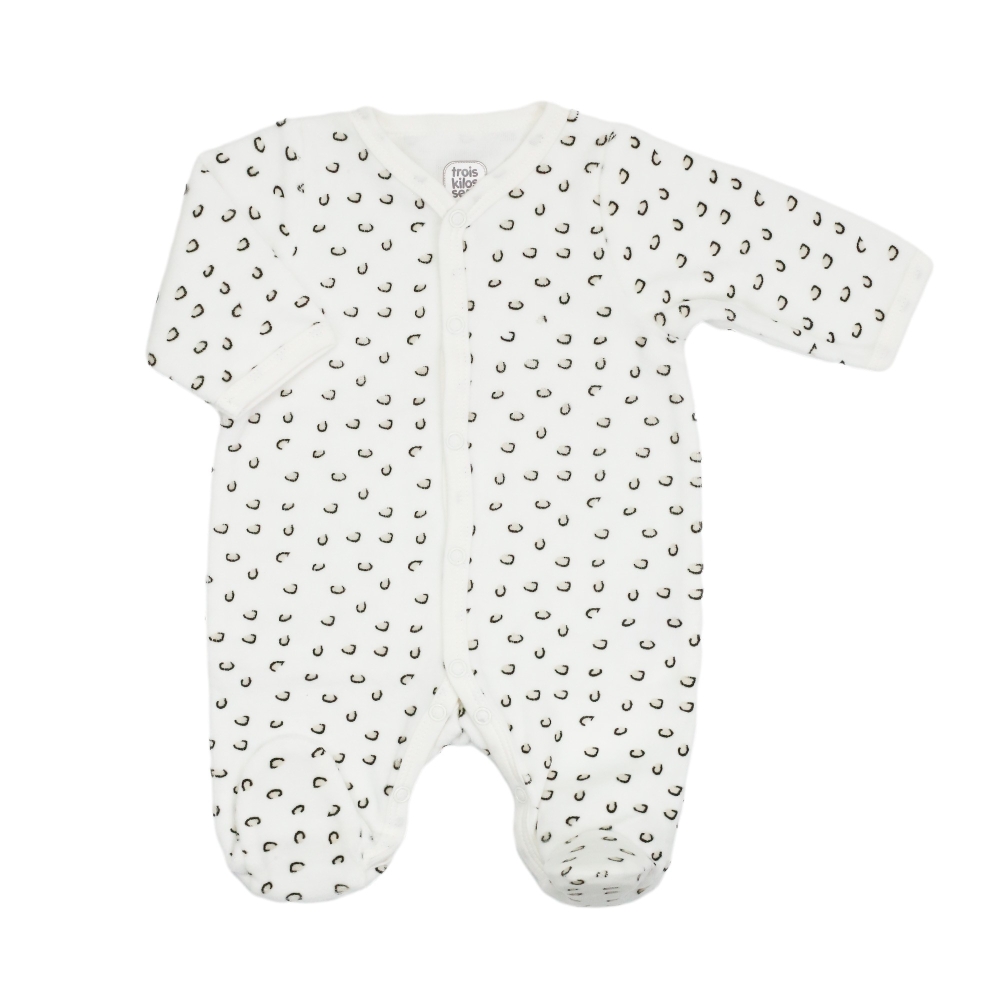 Pijama estampado com o motivo manchas de Leopardo