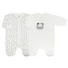 Lote de dois pijamas combinados Leopardo