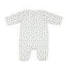 Zoom sobre la espalda del pijama de bebé estampado Leopardo