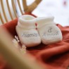 Birth booties - Mom's love Trois Kilos Sept - 2 Birth booties - Mom's love Trois Kilos Sept - 2
