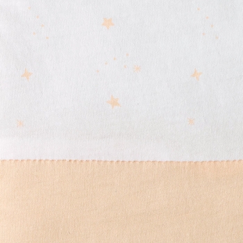 Zoom étoiles et bi-matière rose et blanc Zoom étoiles et bi-matière rose et blanc