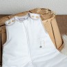 Simple white baby sleeping bag Simple white baby sleeping bag