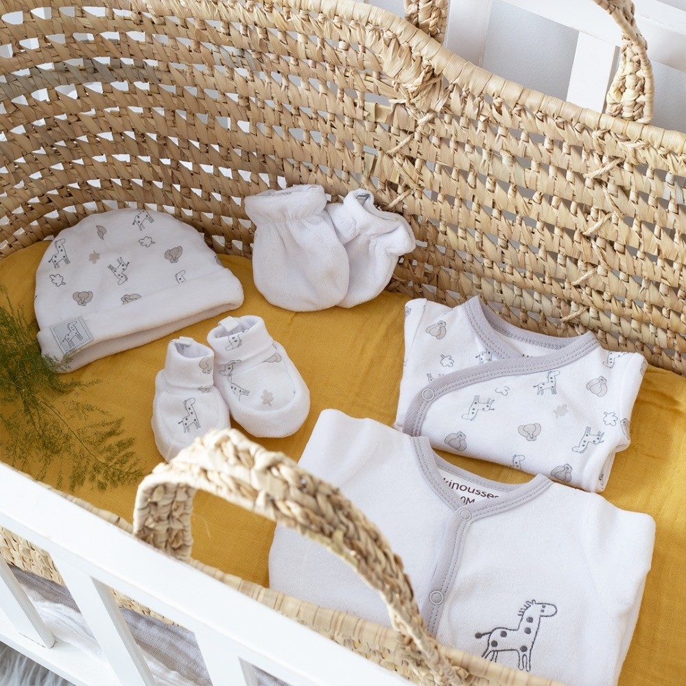 Kit naissance - Oeko-tex - Jungle (6 pièces) Kinousses - 2 Kit naissance - Oeko-tex - Jungle (6 pièces) Kinousses - 2