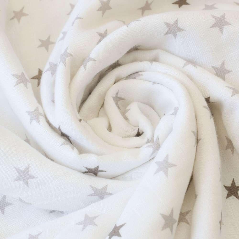 3 Baby Swaddles - Oeko-tex - Kinousses Star Pattern - 5 3 Baby Swaddles - Oeko-tex - Kinousses Star Pattern - 5