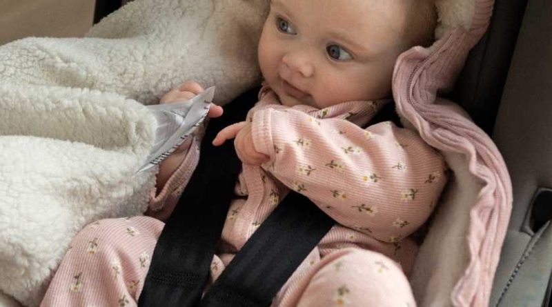 Nid d'ange ceinture securité bébé