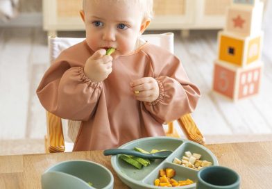 coffret repas 4 pièces pour bébé - vert