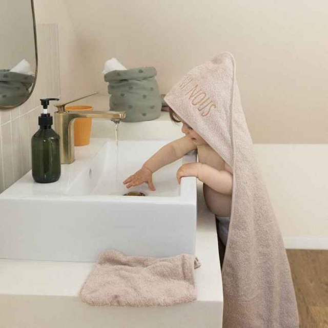 Capa de baño para bebé - Salida de baño - Trois Kilos Sept