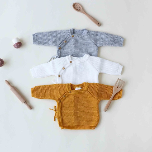💕 Corredino neonato: Maglioncino e pantaloni in maglia per neonato