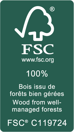 Logo label FSC® (Forest Stewardship Council®)