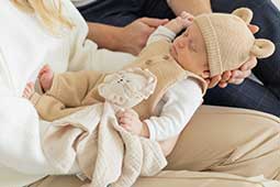 Die Strickware für mein Baby